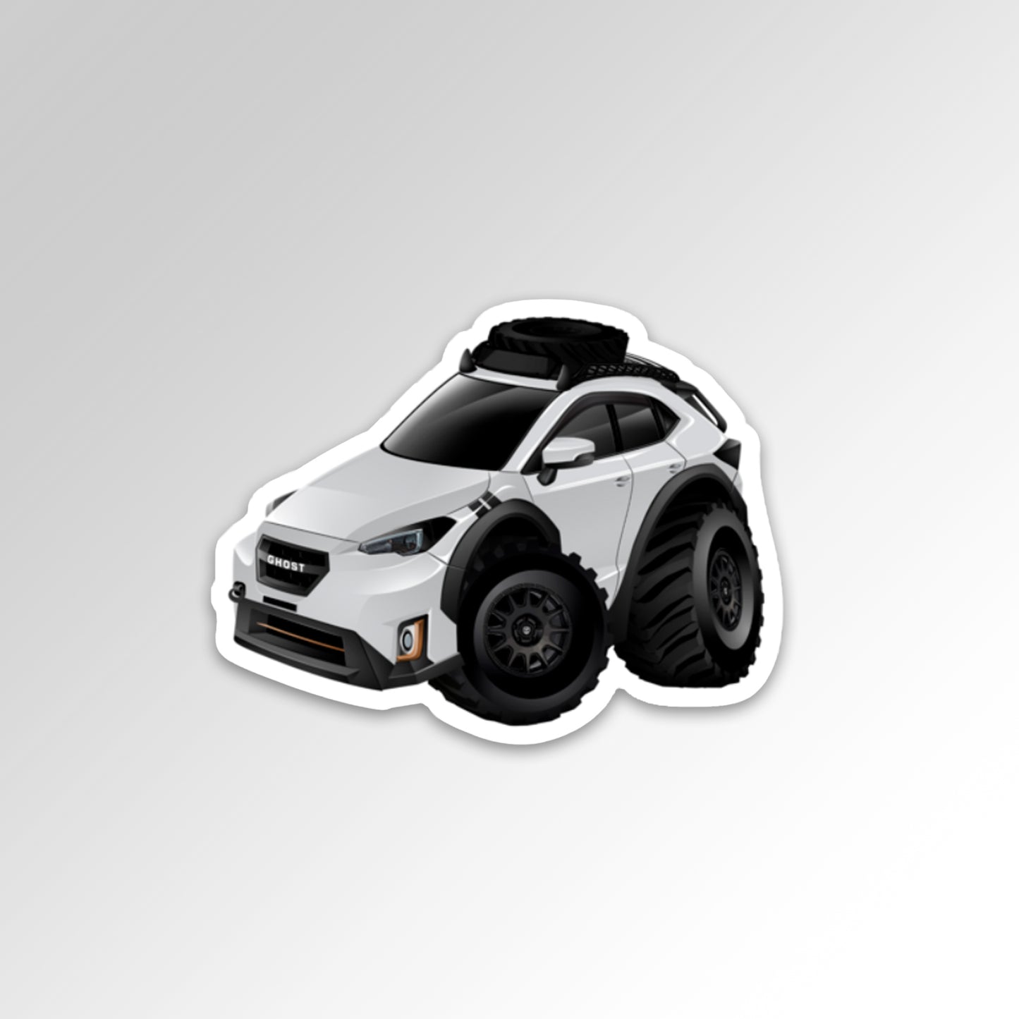 Ghost CARtoon Sticker