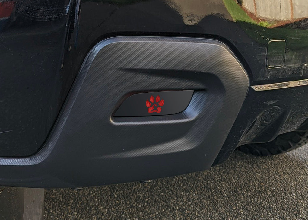 足跡型リアリフレクターオーバーレイ